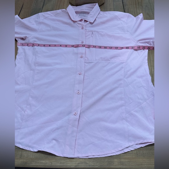 Silver Bait Pink XL Outdoor Utility Performance Light Pink Button Up Shirt - Picture 9 of 10